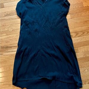 Lands' End Deep Blue High Low Dress